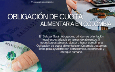 Obligación de cuota alimentaria en Colombia