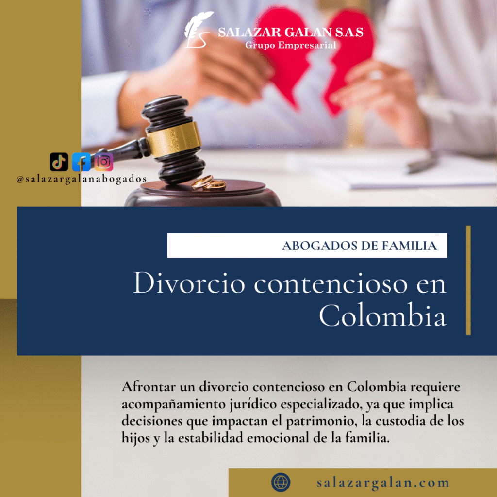 Divorcio contencioso en Colombia