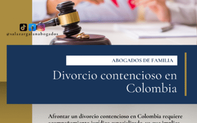 Divorcio contencioso en Colombia: hijos, bienes y proceso judicial