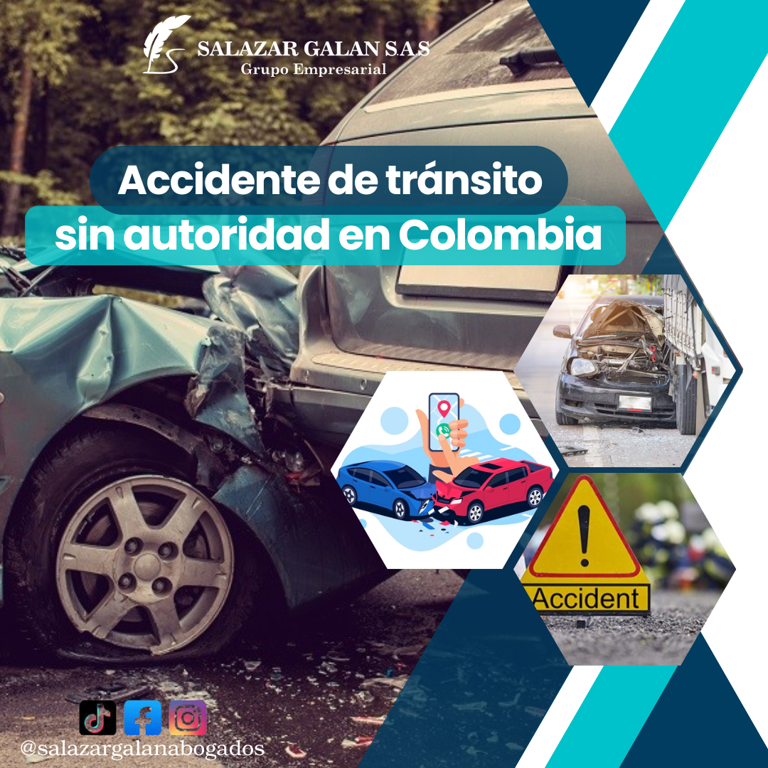 Accidente de tránsito si autoridad en colombia