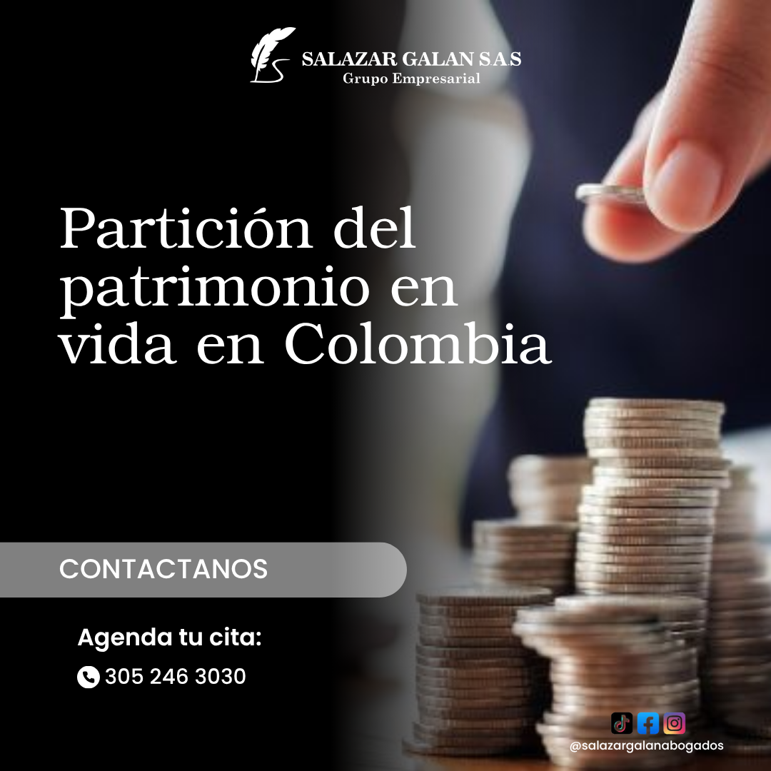 Partición del patrimonio en vida en Colombia