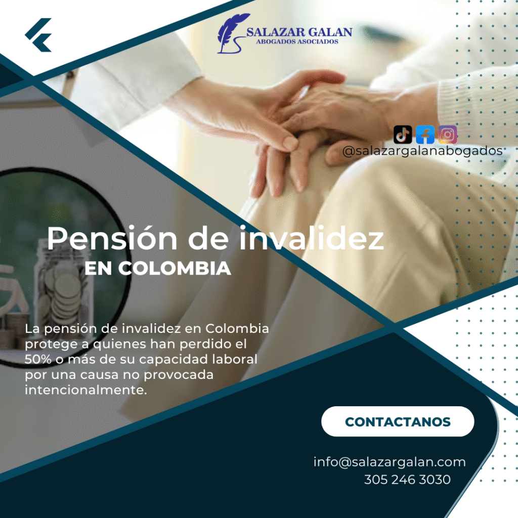 Pensión de invalidez en Colombia