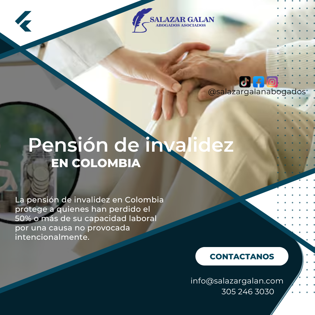 Pensión de invalidez en Colombia