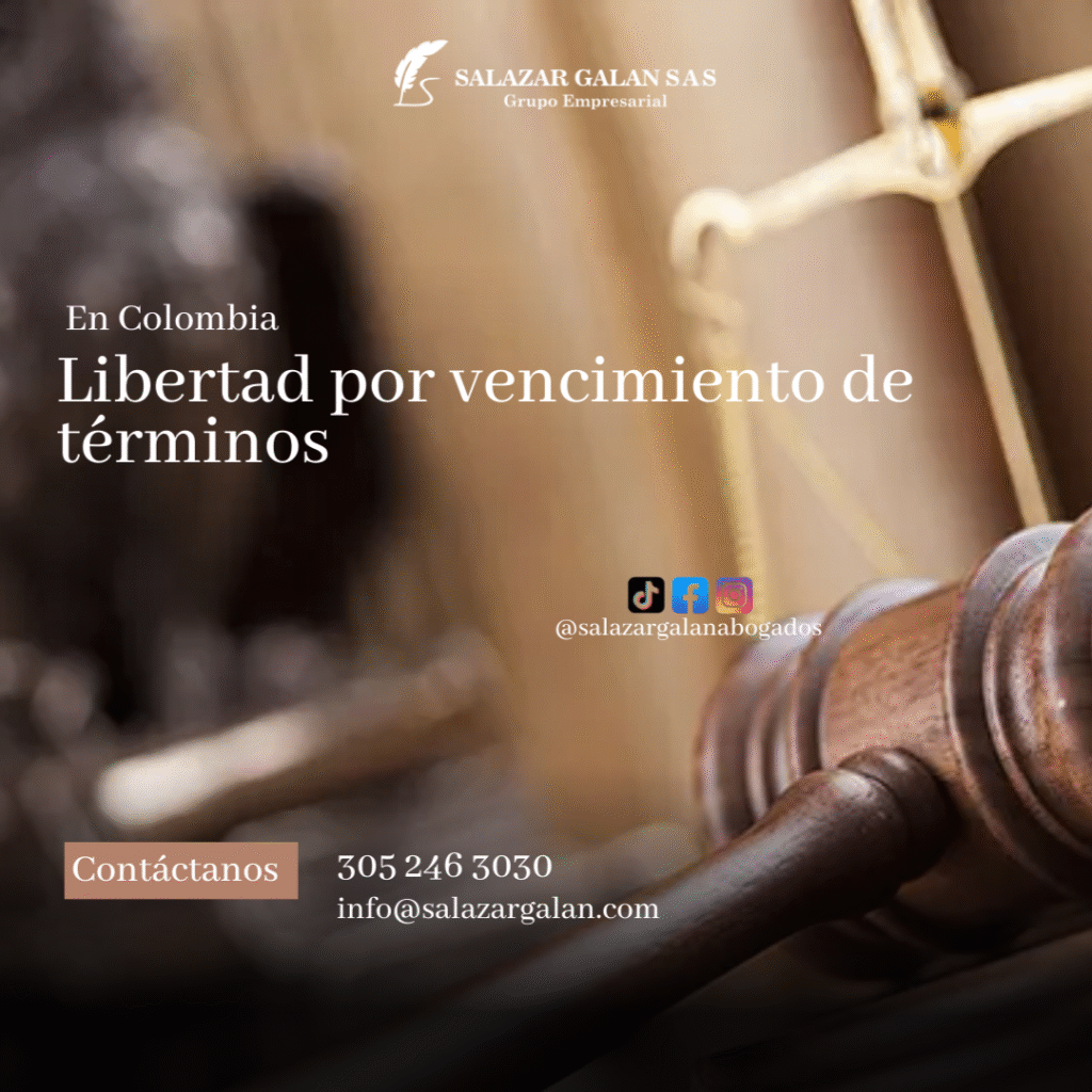 Libertad por vencimiento de términos en Colombia