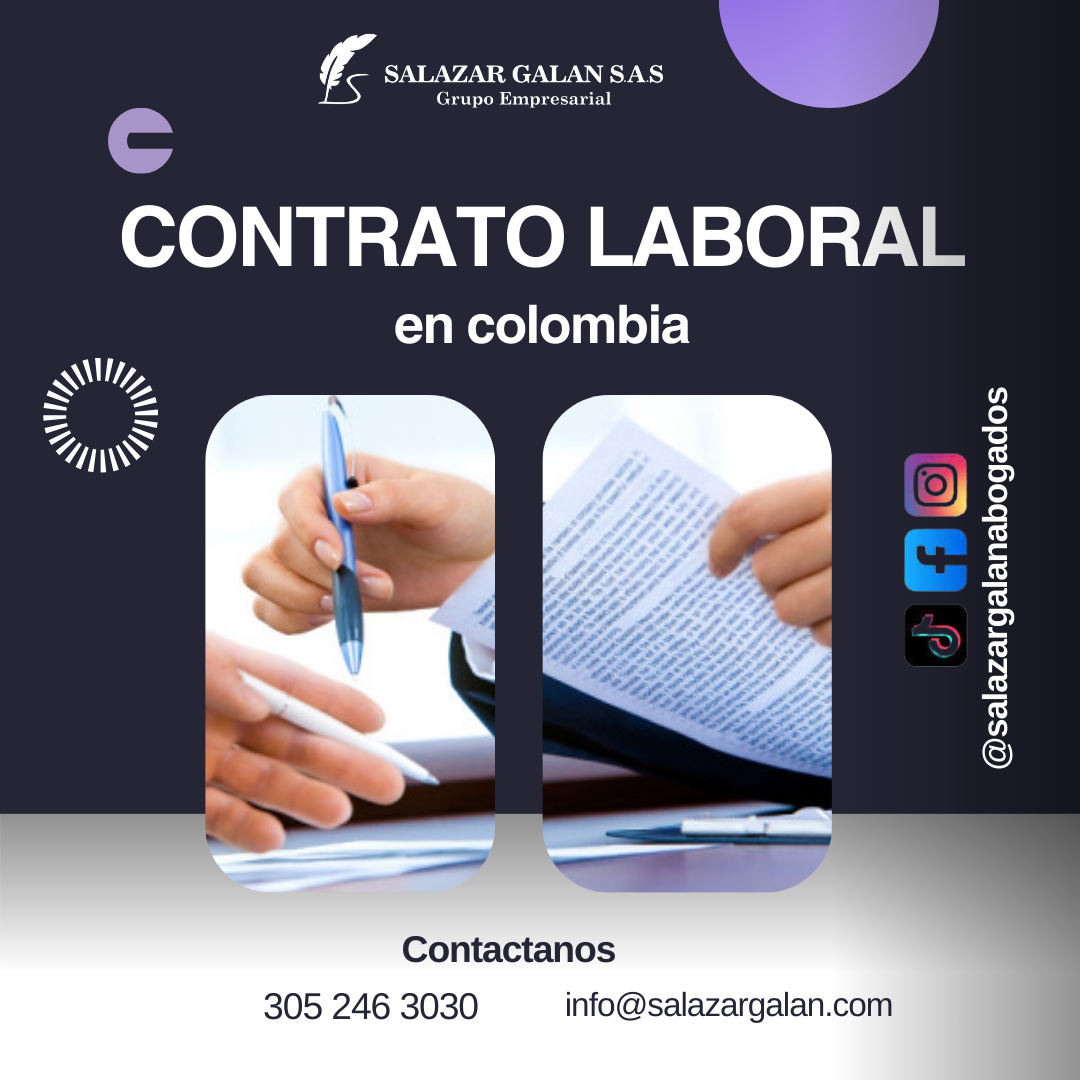 contrato laboral en colombia