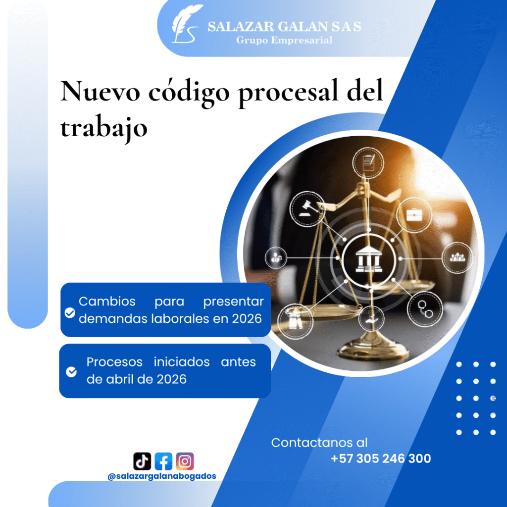 Nuevo código procesal del trabajo en Colombia
