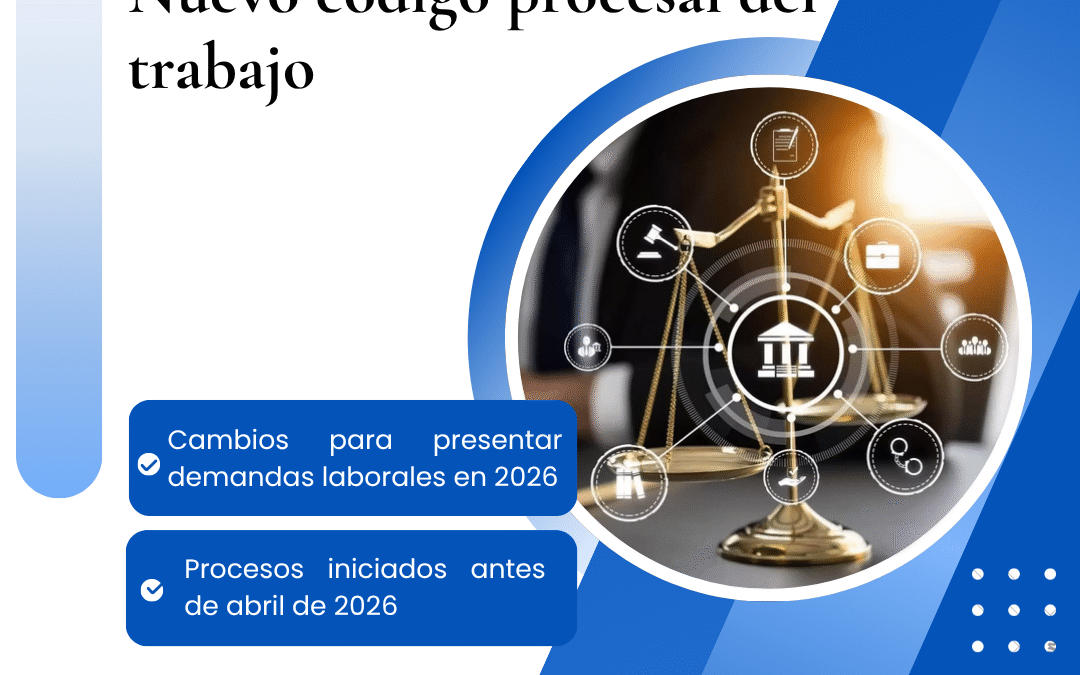 Nuevo código procesal del trabajo en Colombia
